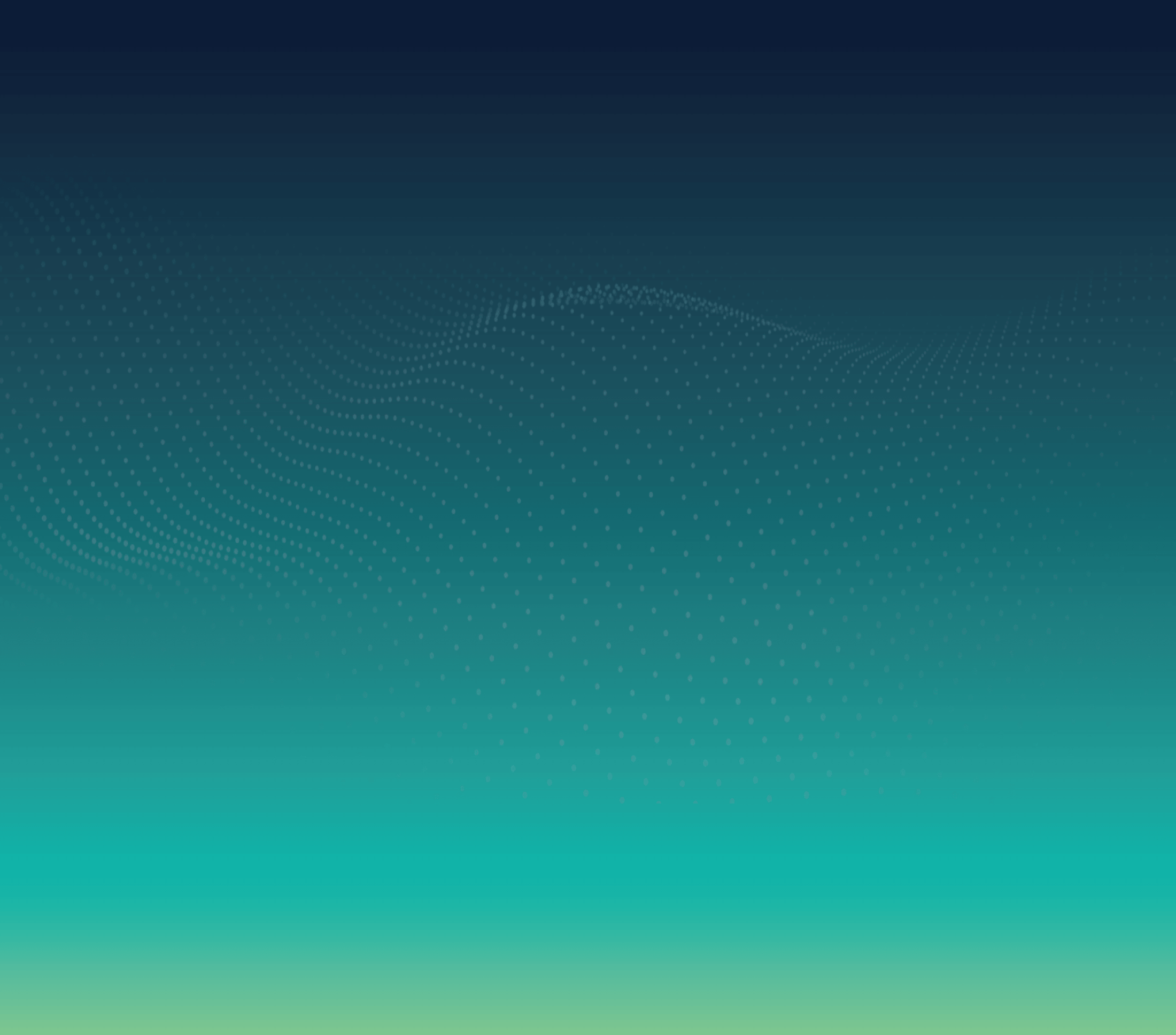 A screenshot of a digital background with a dark teal gradient, dotted wave pattern, and curved lines.