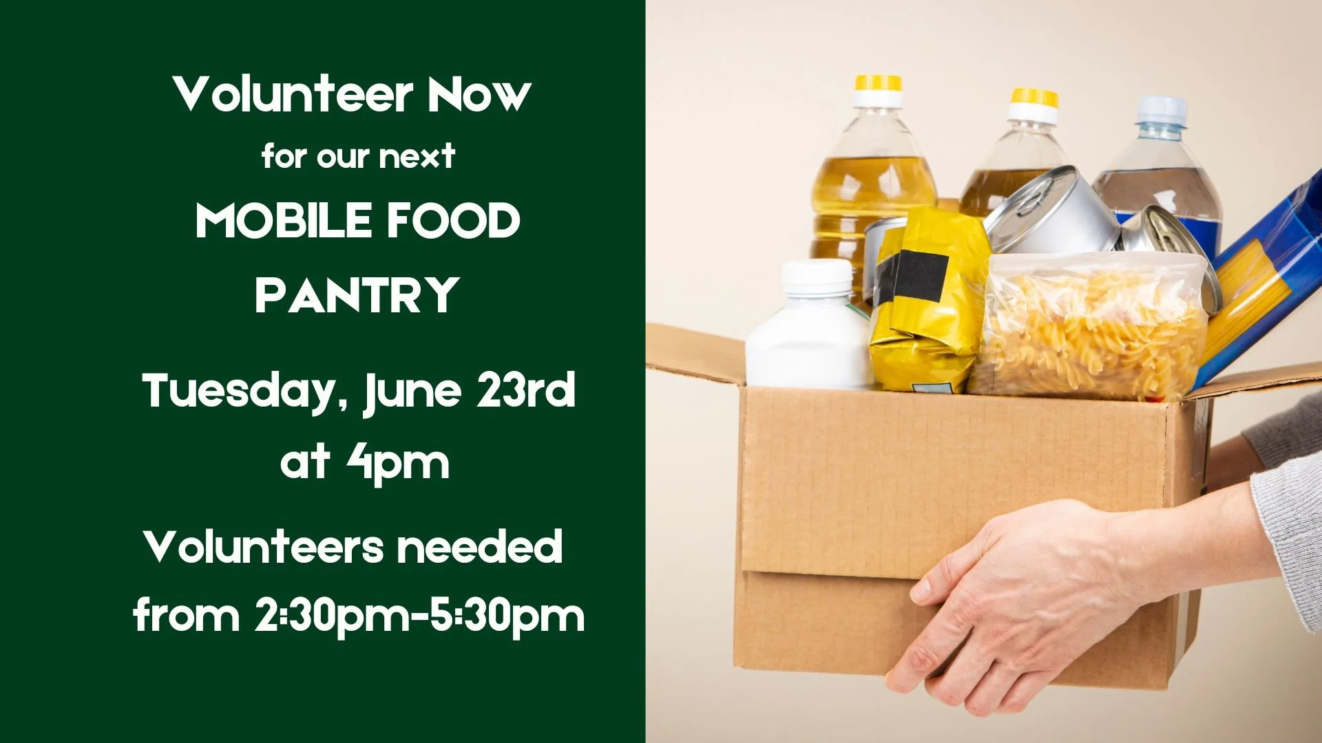 Mobile Food Pantry
