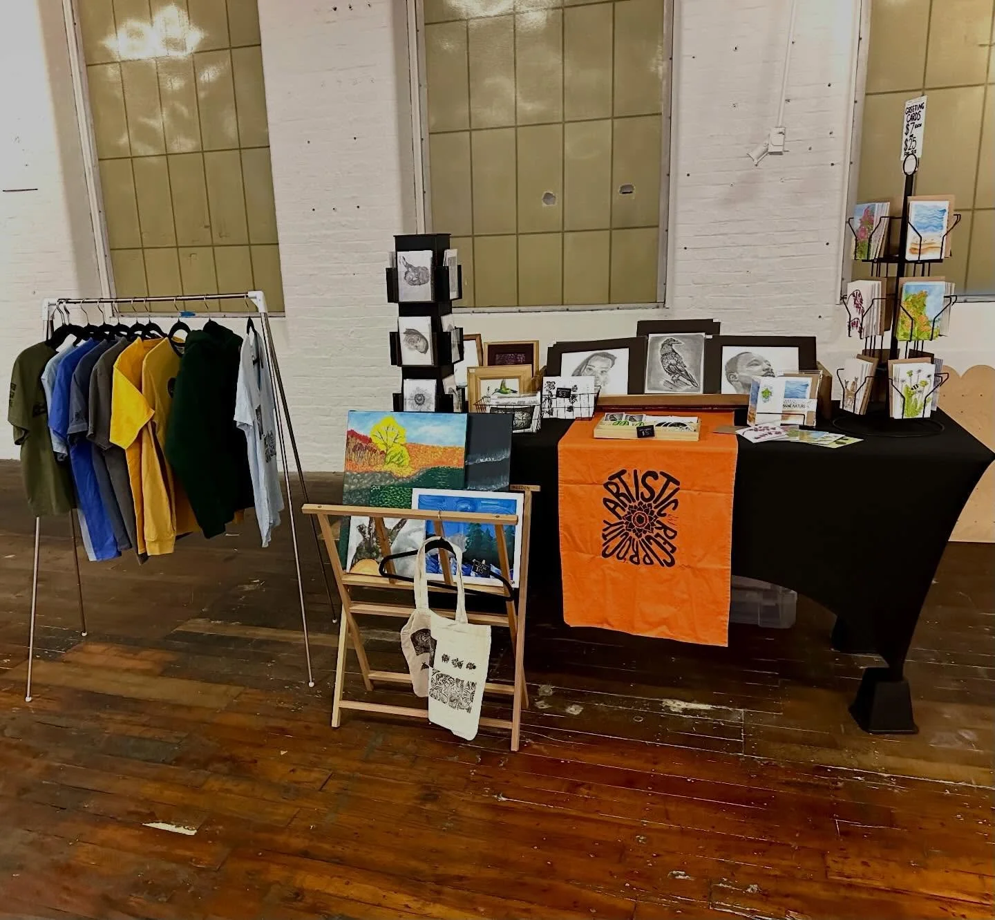 Once again @artofbiddeford has put together a successful and engaging event. Nobody does it like them! Thank you to everyone who stopped at my table during The Big Chill on Saturday, and to all the amazing artists and creatives I got to meet ( @chris