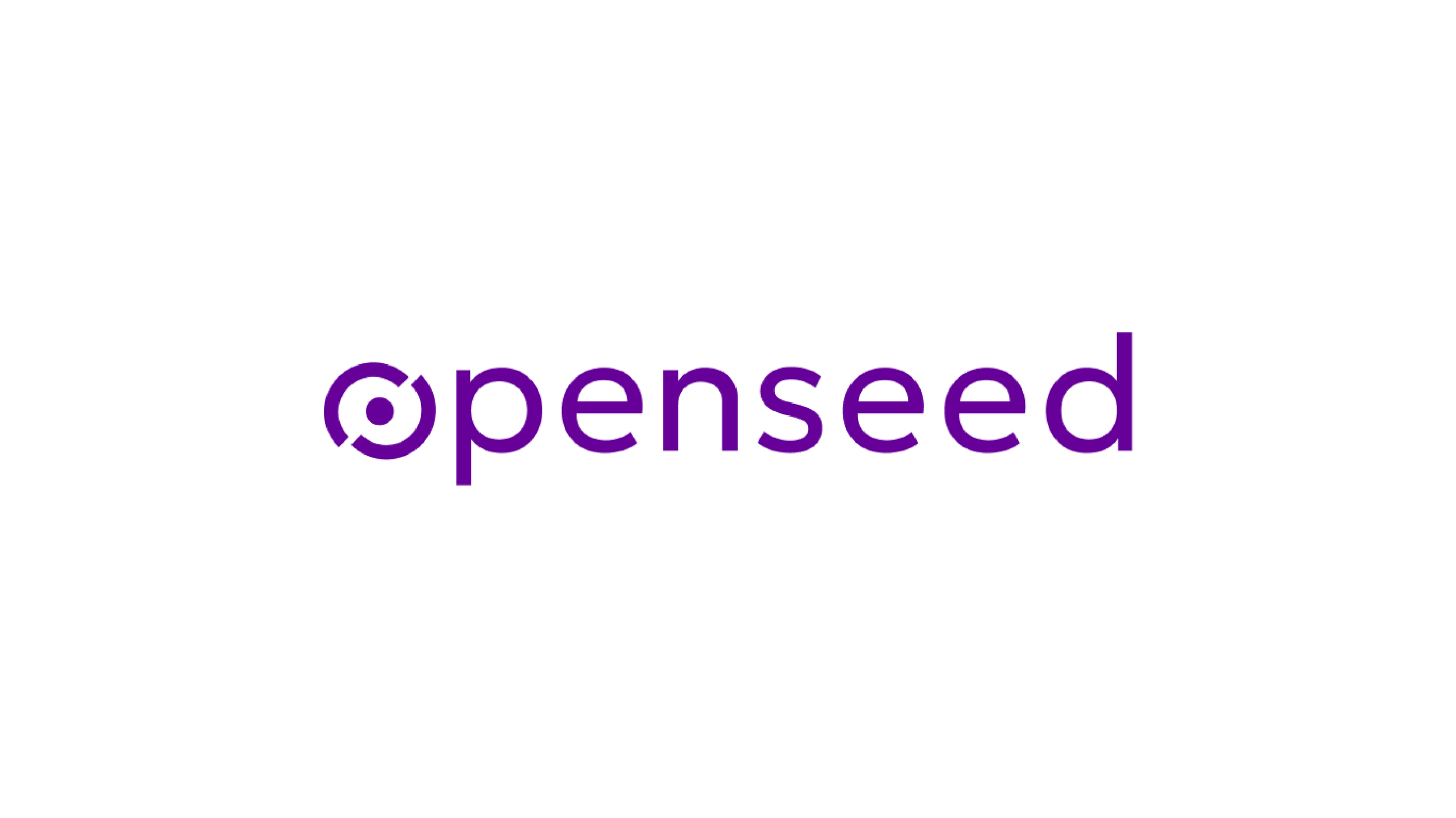 openseed logo in purple text with a target icon, on a white background.