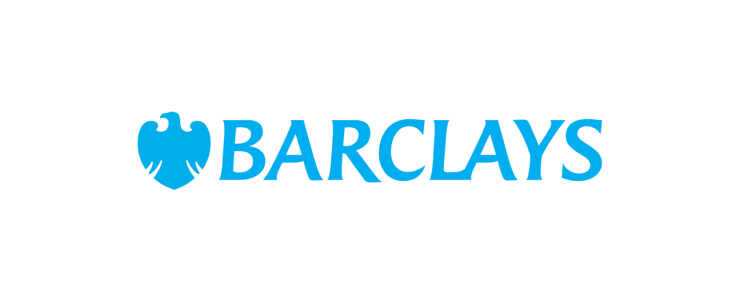 Barclays logo featuring a blue eagle crest and the word 'Barclays' in blue letters.