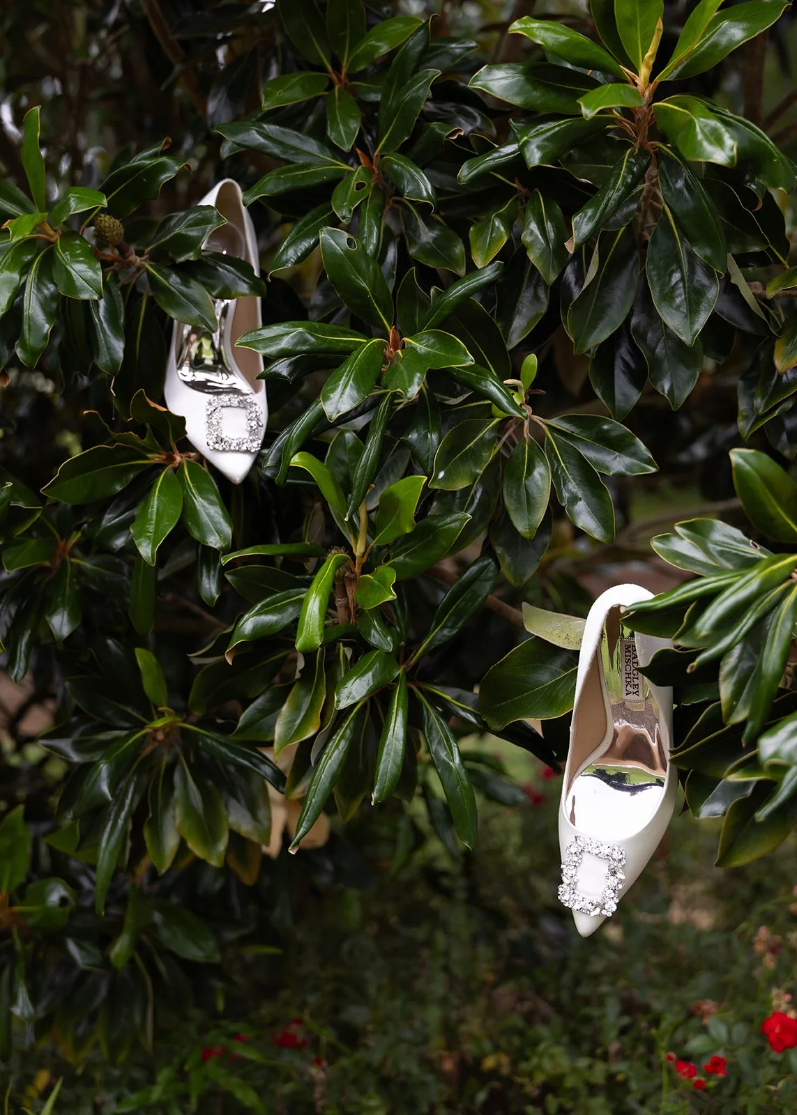 Timeless detail photo of bride's shoes at Ponte Vedra wedding.
