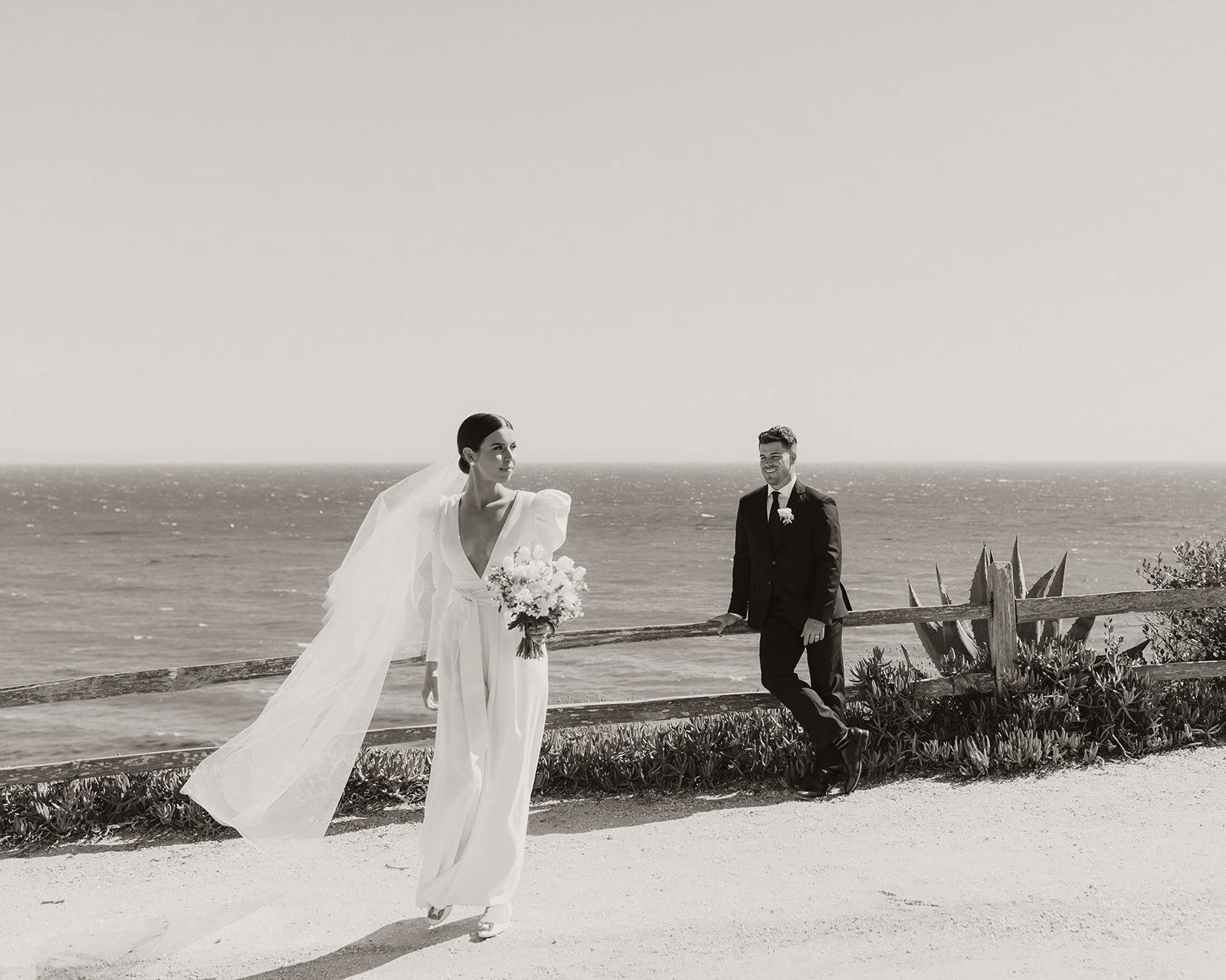 Coastal portrait reflecting our inspiration for Ponte Vedra couples.
