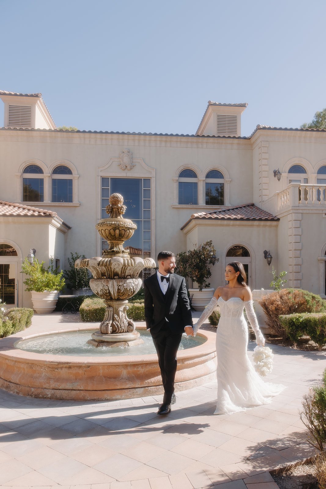 Fashion inspired couple portrait complementing Jacksonville weddings.
