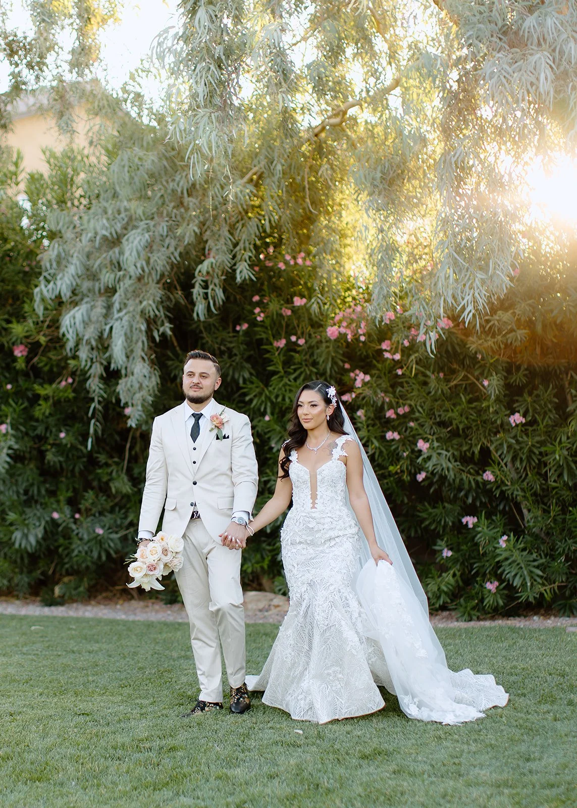 Fine art portrait of the couple with soft tones and quiet emotion.