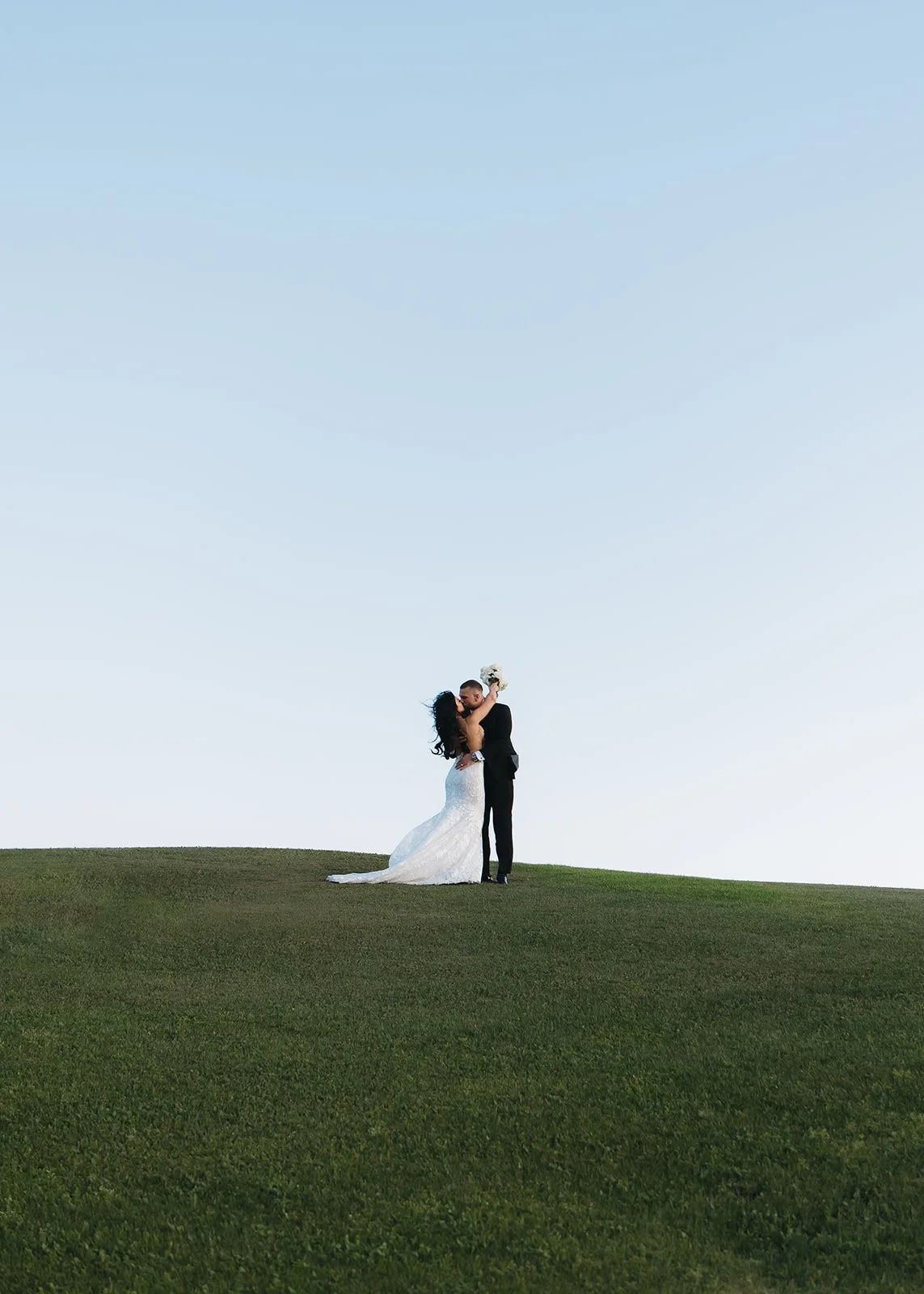 Elegant country club portrait with balanced composition.