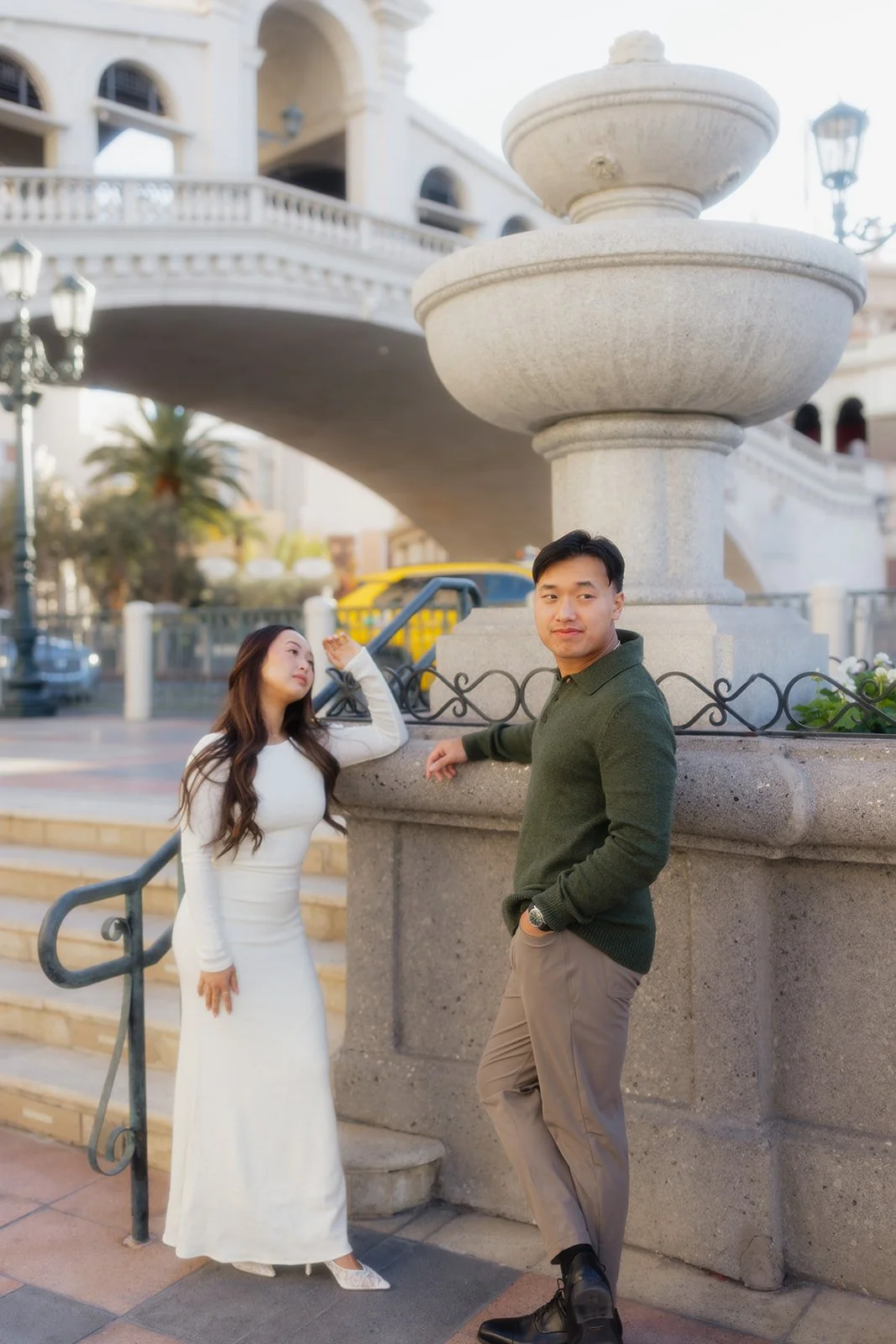 Fine art inspired engagement photoshoot.