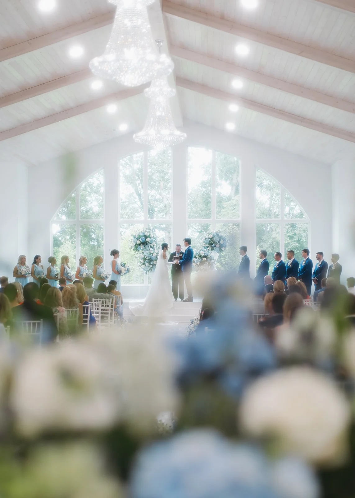 Beautiful ceremony scene with modern, editorial composition.
