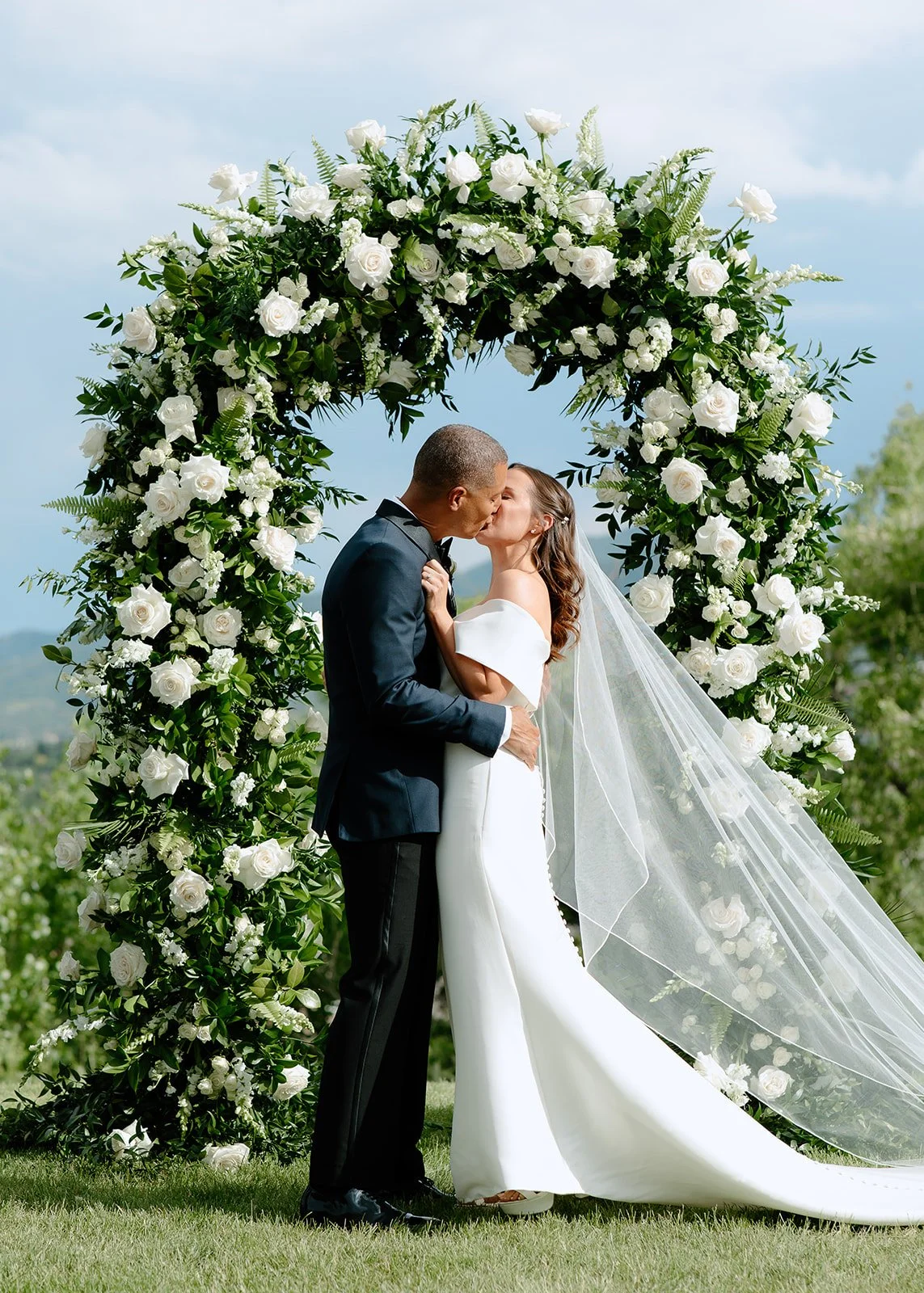Emotional ceremony shot reflecting elevated St. Augustine wedding imagery.