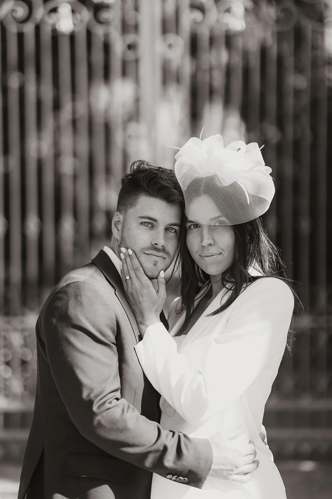 Architecture-inspired wedding portrait with an editorial feel for St. Augustine weddings.