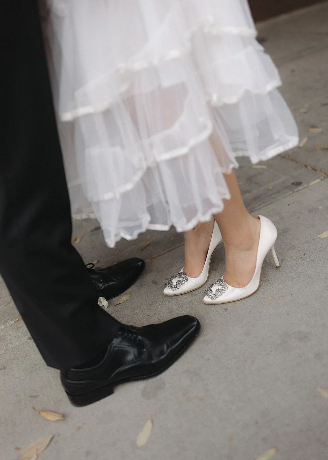 Detail of engagement shoot attire.