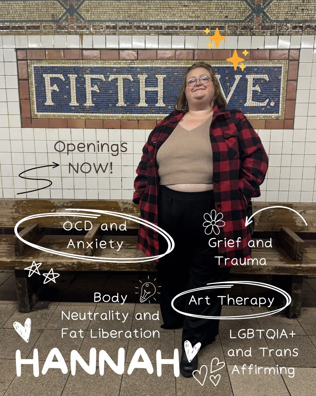 Hannah has current openings Monday through Thursday! This includes virtual and in office options. Get more information from the link in bio! 🎨