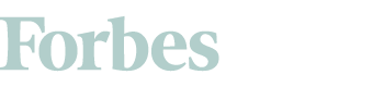 Forbes logo in white font on a dark background