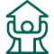 Icon of a house with a dollar sign, representing real estate or property investment