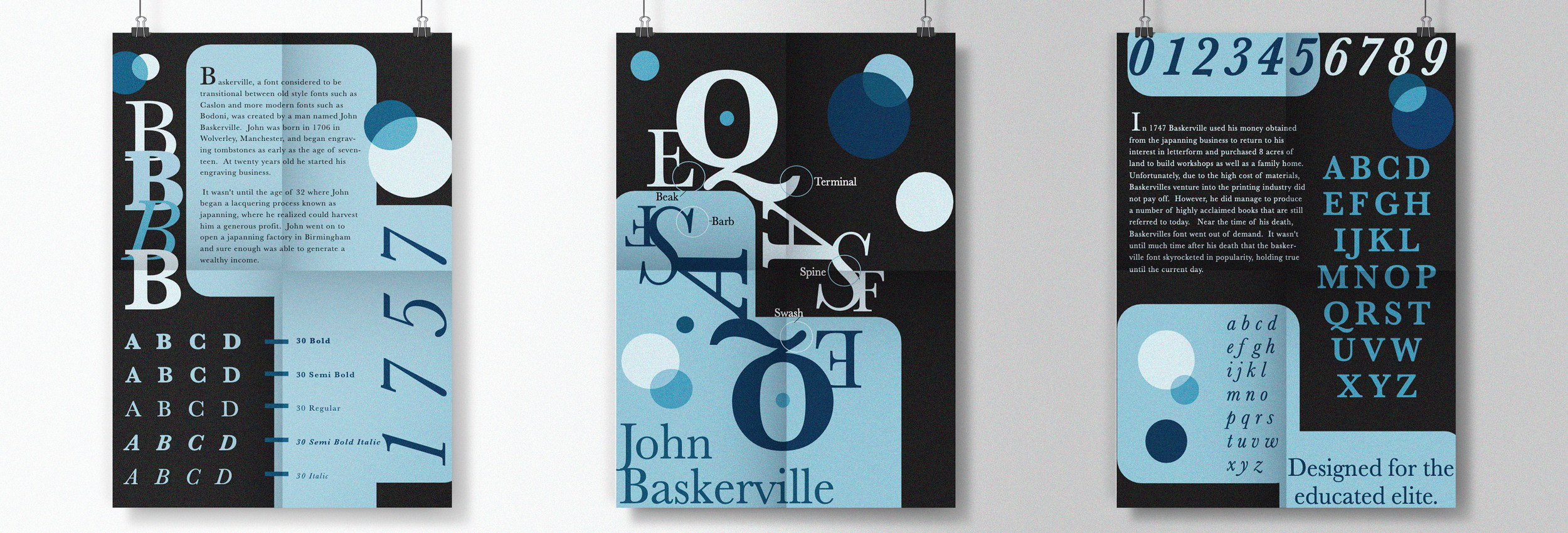 John Baskerville Triptych