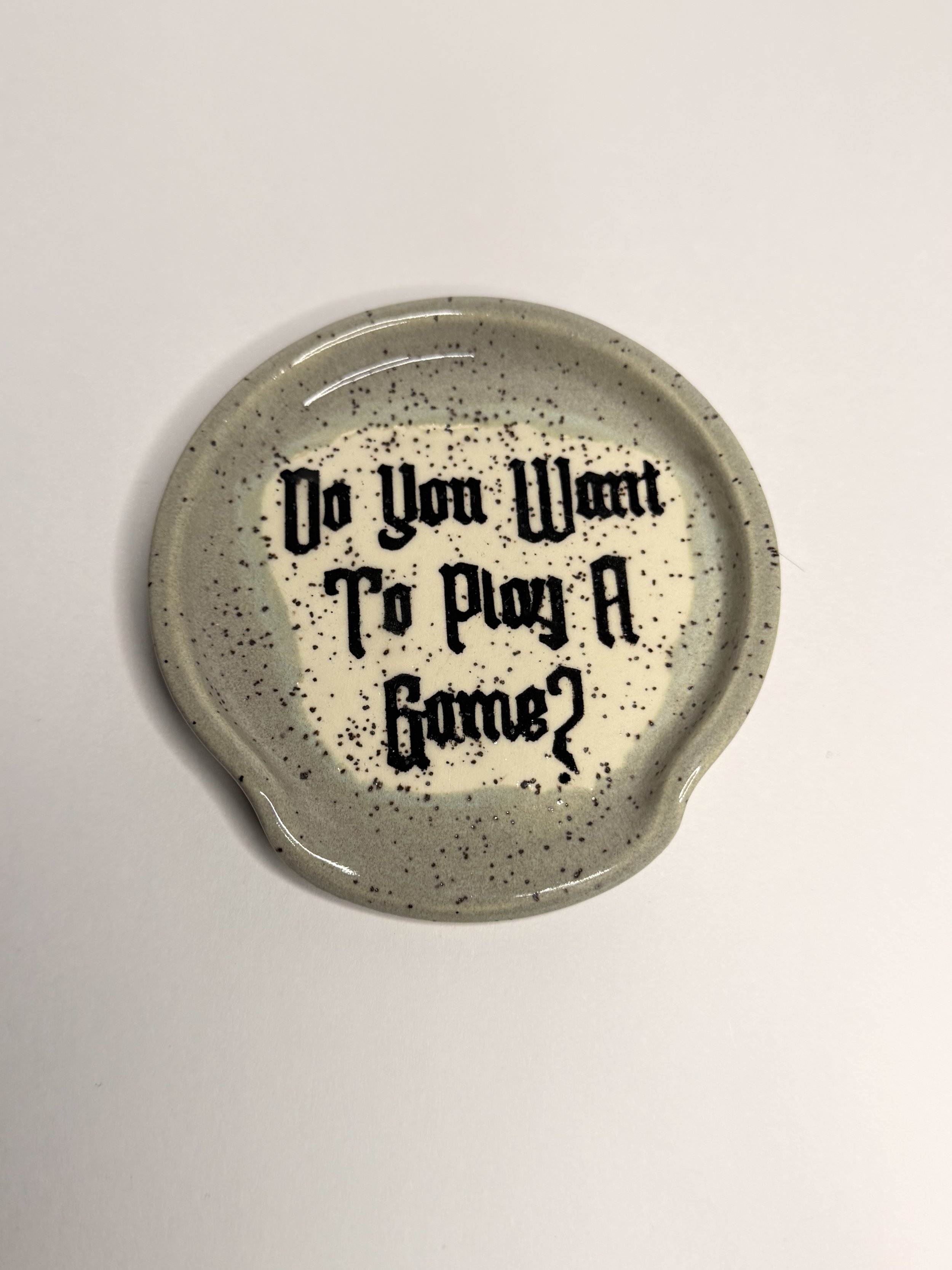 Spoon Rest w/ Horror Movie Quote