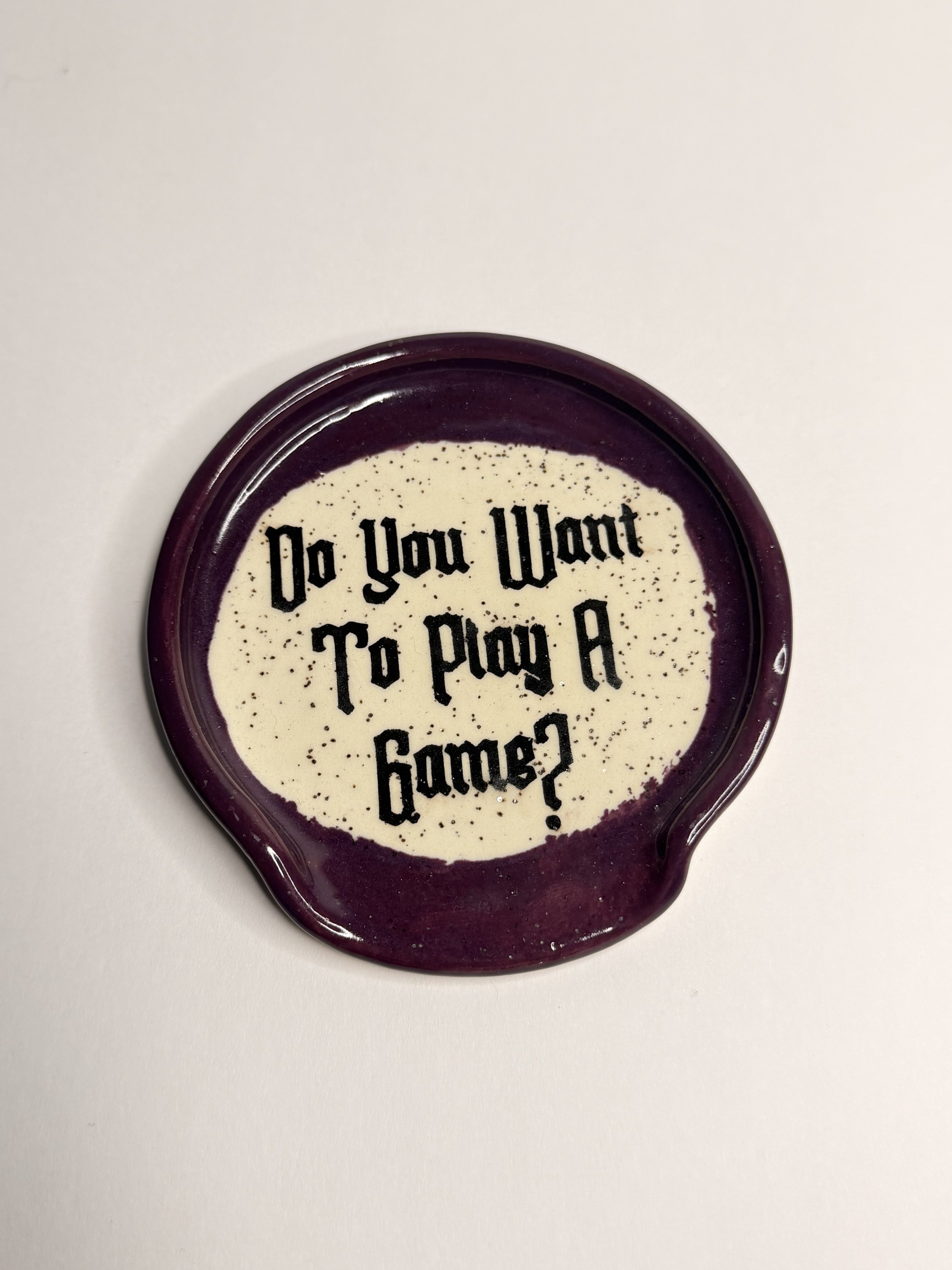 Spoon Rest w/ Horror Movie Quote