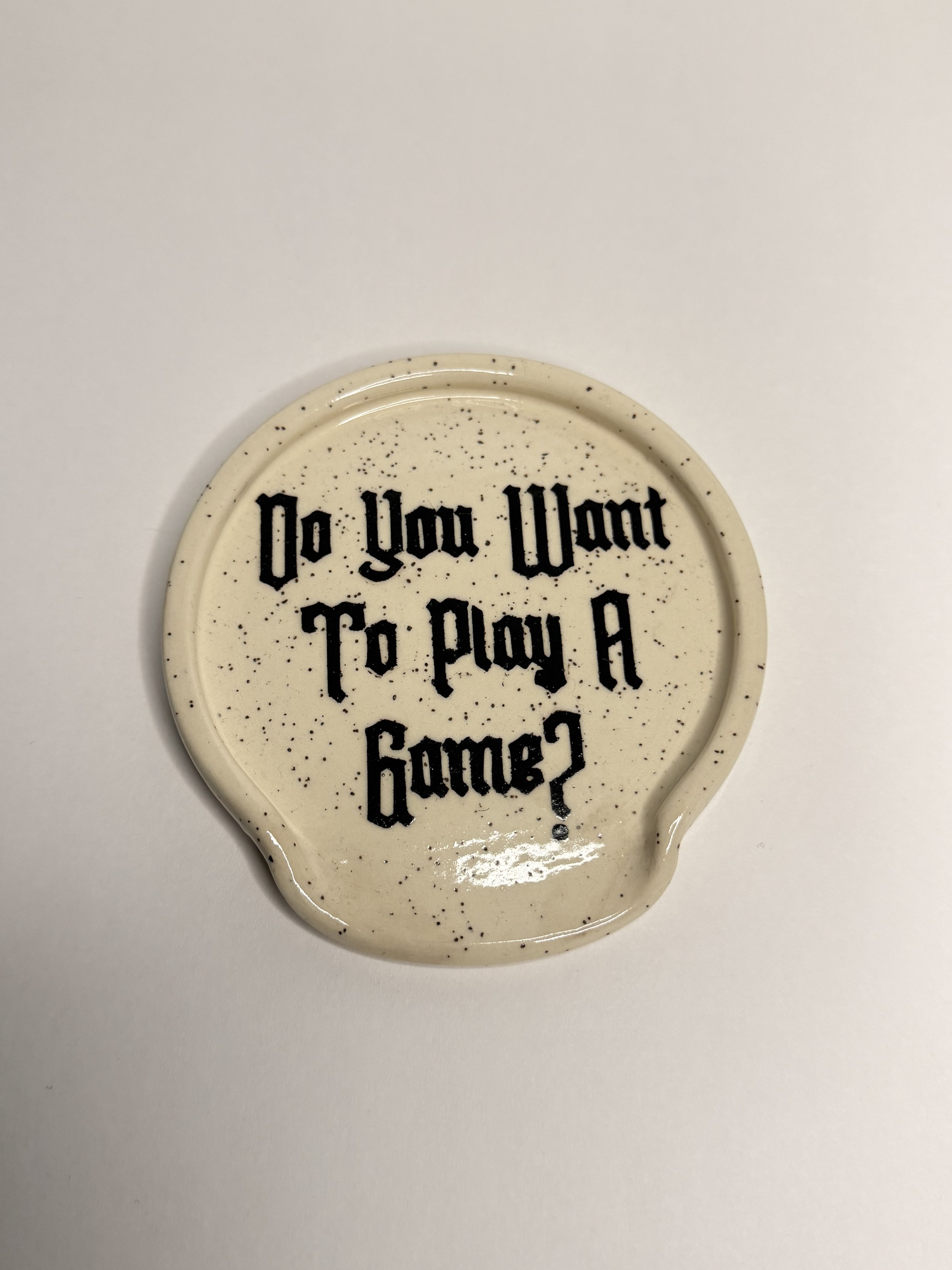 Spoon Rest w/ Horror Movie Quote