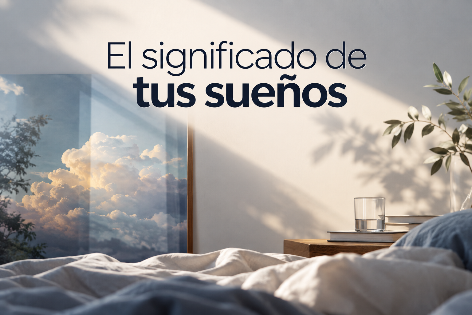 Cartel de la clase «El significado de tus sueños» de Lucidez Orgánica, dedicada a comprender la simbología y los mensajes del inconsciente a través de los sueños.