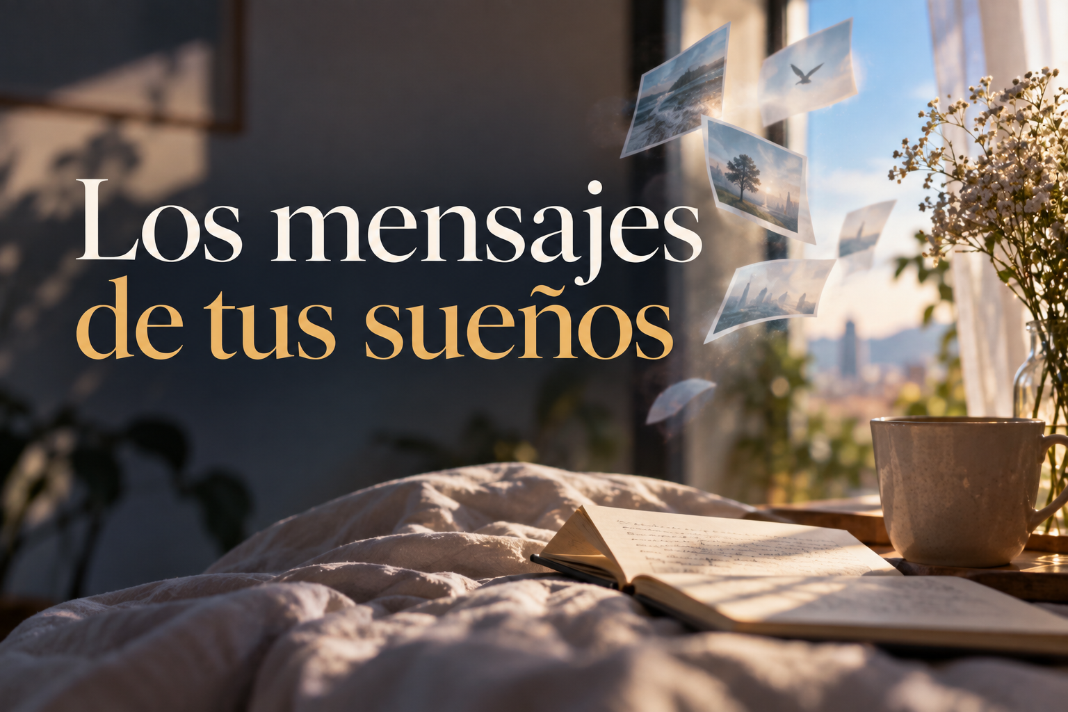 Cartel de la clase magistral «Los mensajes de tus sueños» de Lucidez Orgánica, dedicada a comprender los mensajes del inconsciente a través de los sueños.