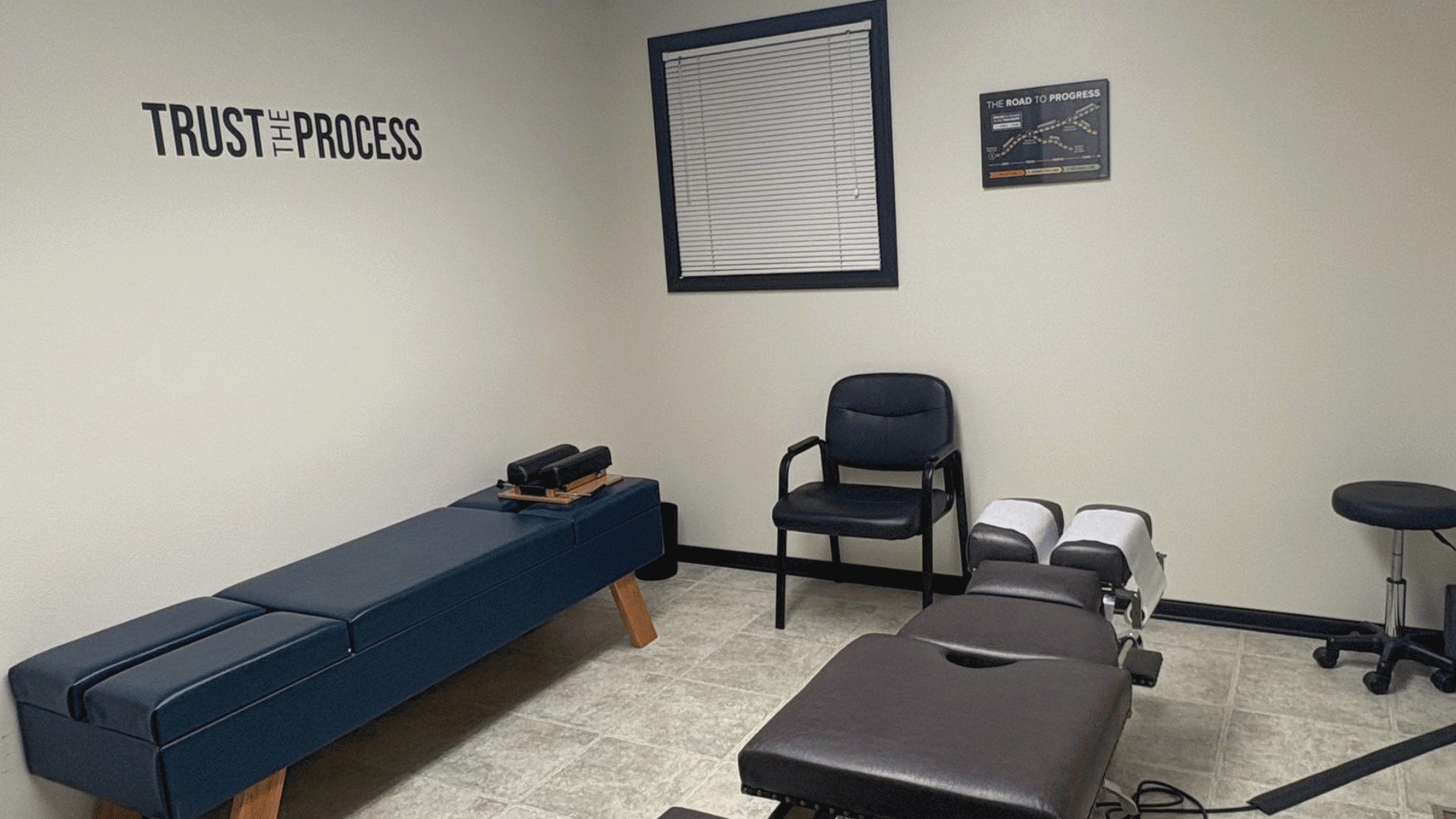 Treatment room at Prime Chiropractic Center in Toledo, Ohio