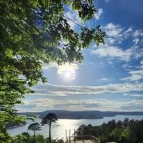 One of the many beautiful views from the property.