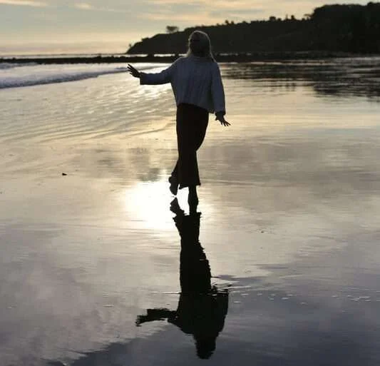 Abigail Dancing on the Beach