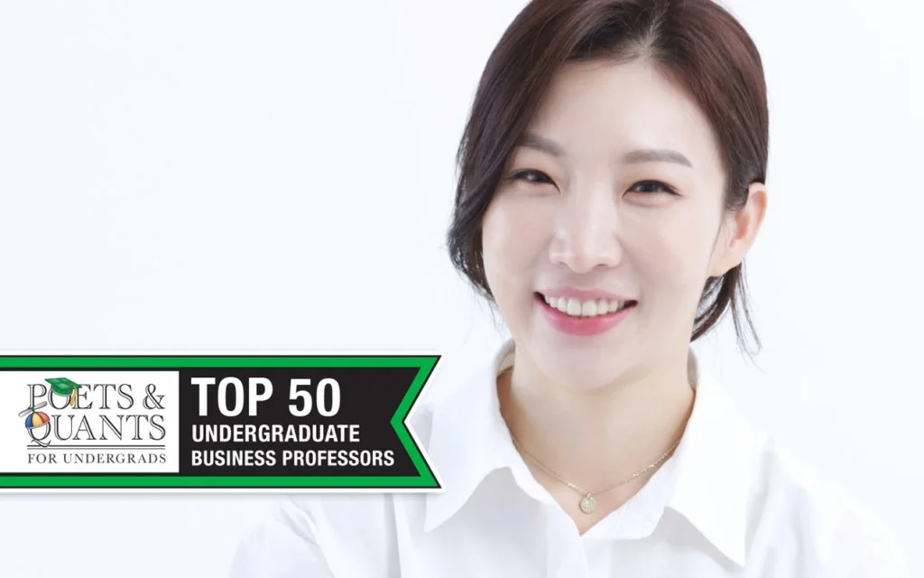 In December 2020, I was named one of Poets&Quants’ Top 50 Undergraduate Business Professors in recognition of my research and teaching. (Click the photo to read the full article.)