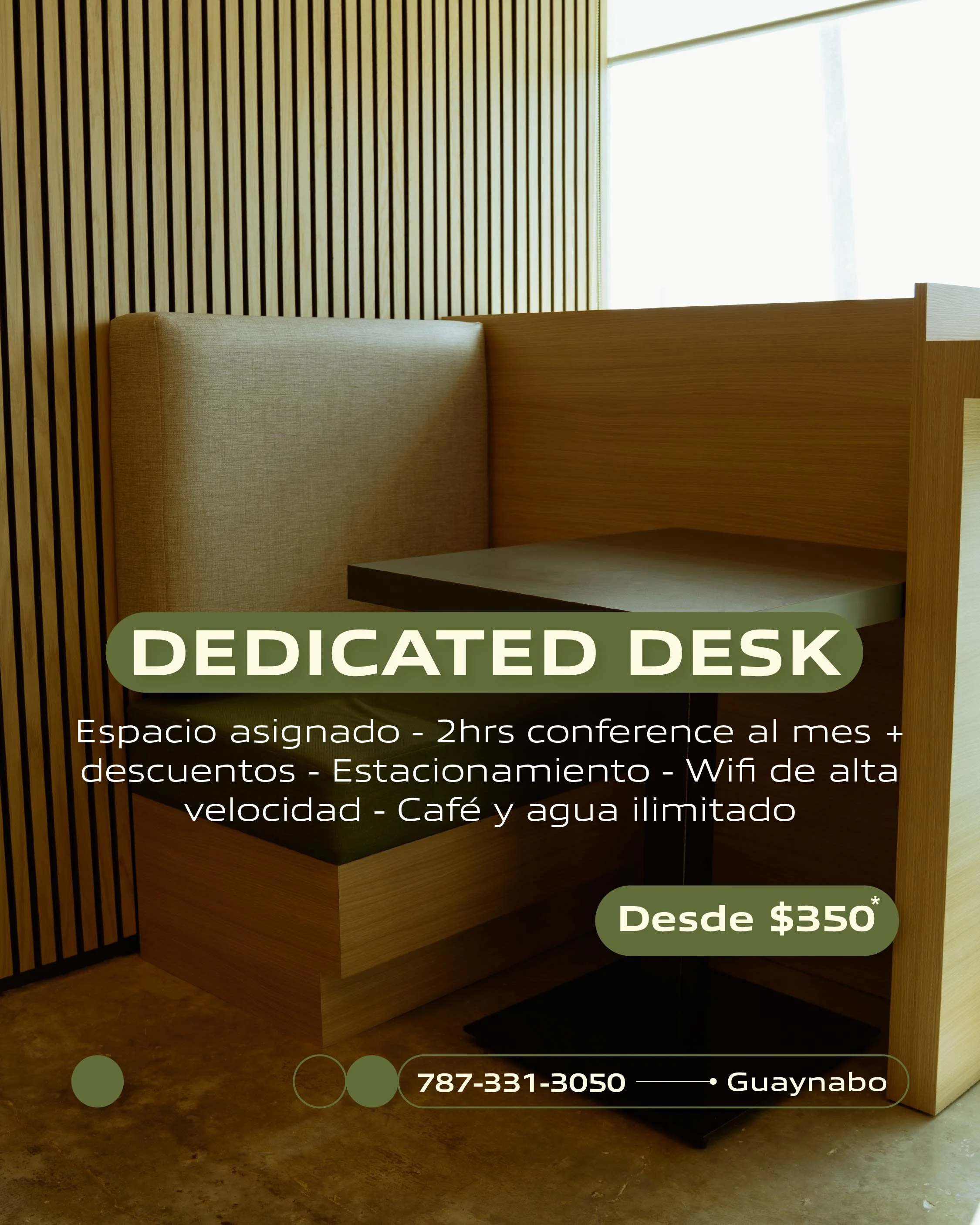 Redes sociales de UP Spaces Coworking (carrusel 3)