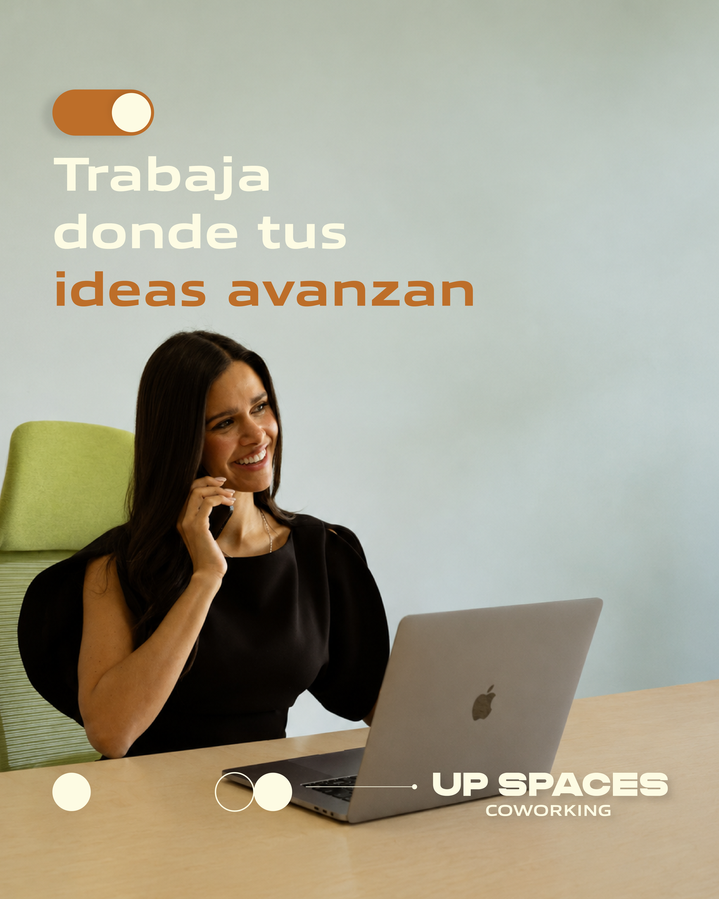 Redes sociales de UP Spaces Coworking 