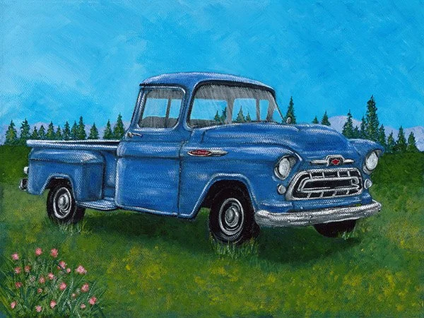 Bad Ass Betty 9" X 12". (Available Giclee 200.00)