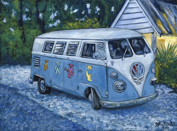Jerry's Ride 9"x 12".  (Available Giclee 200.00)