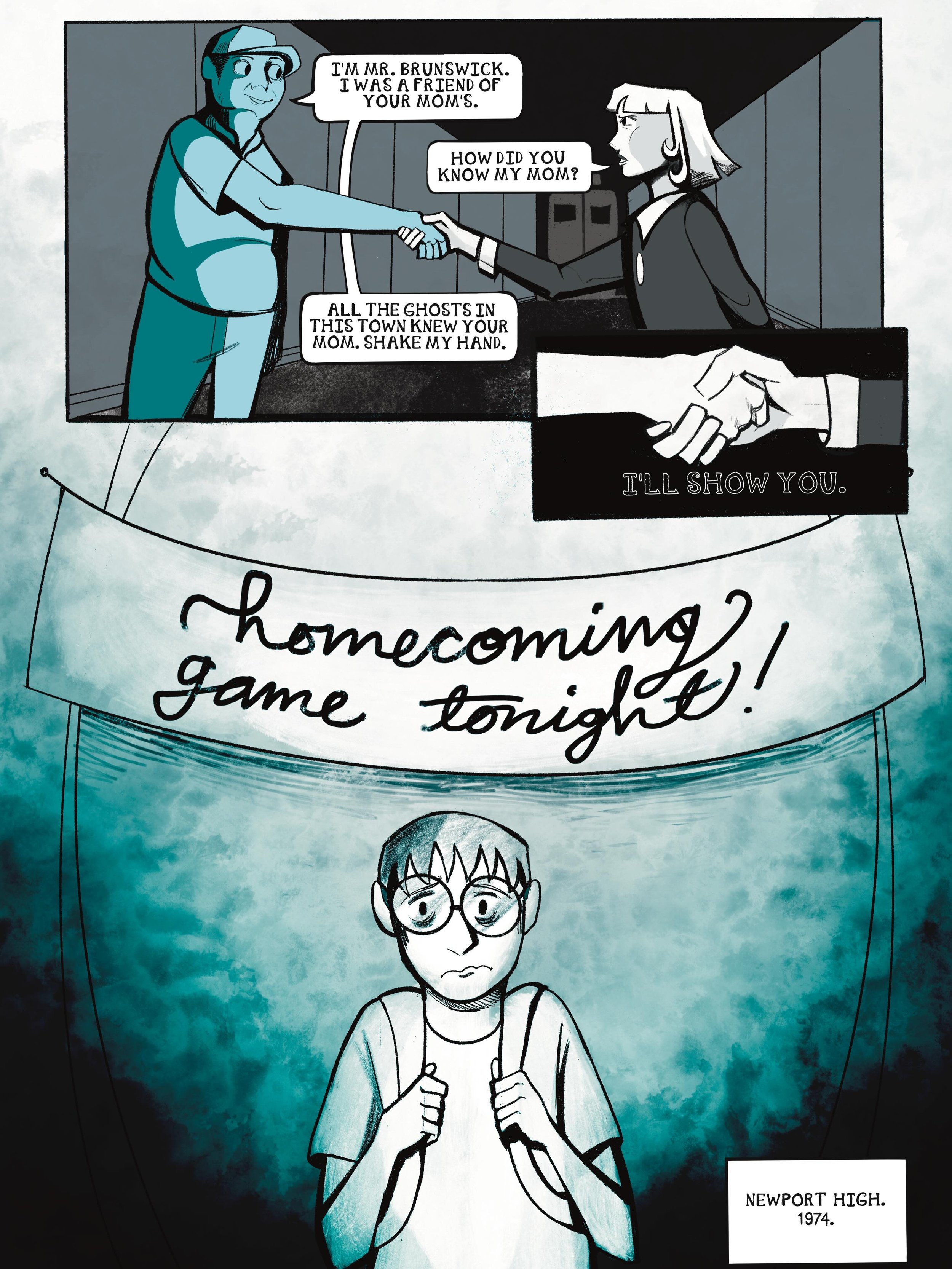 (part 4) 
flashback&hellip;

#webcomic #iwasateenagepoltergeist #procreate #horror