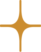 Gold decorative star-shaped emblem on a black background.