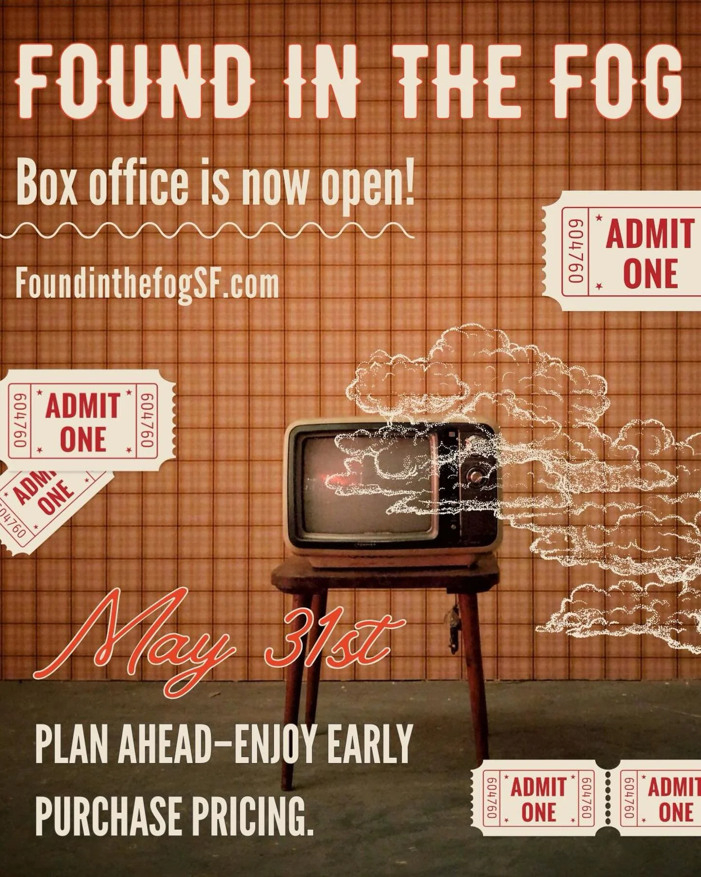 It&rsquo;s official&mdash;our box office is open. Get your tickets to our very first Found in the Fog market and come discover something you didn&rsquo;t know you were looking for. ✨

Marina District. SF