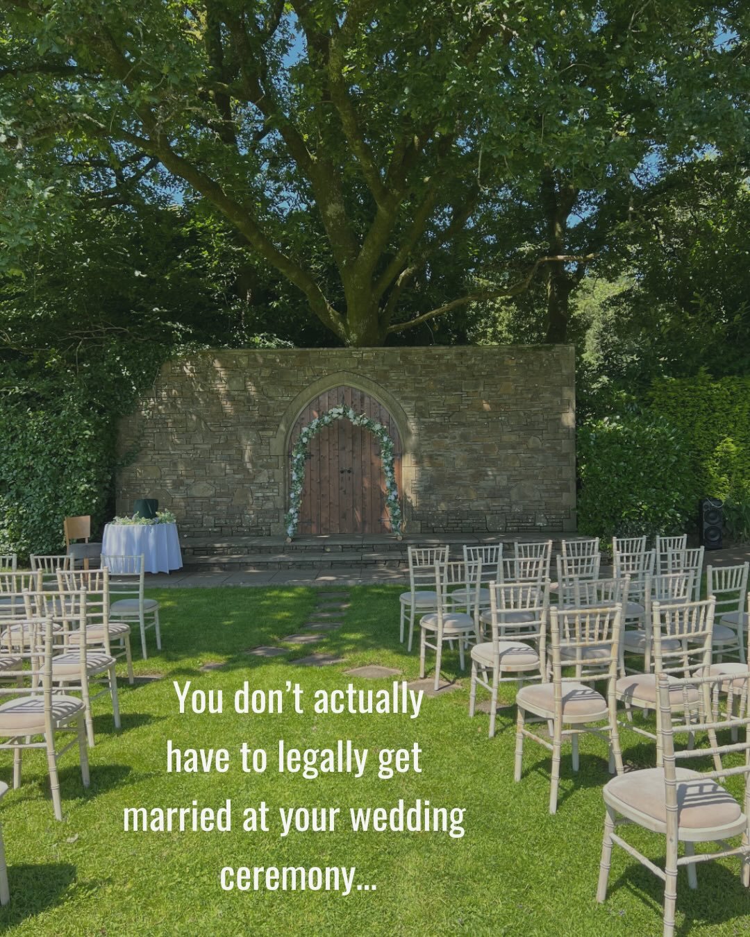 You don&rsquo;t actually have to do the legal part of your marriage at your wedding ceremony.

In England and Wales, the legal side has to follow specific rules, which can sometimes mean ceremonies feel a little more structured than couples expect.

