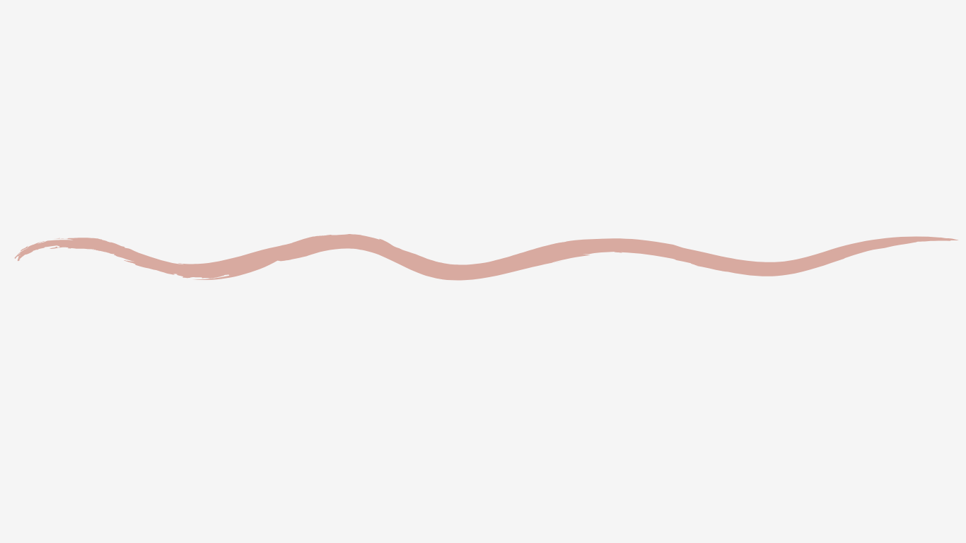 Light pink wavy line on a white background.