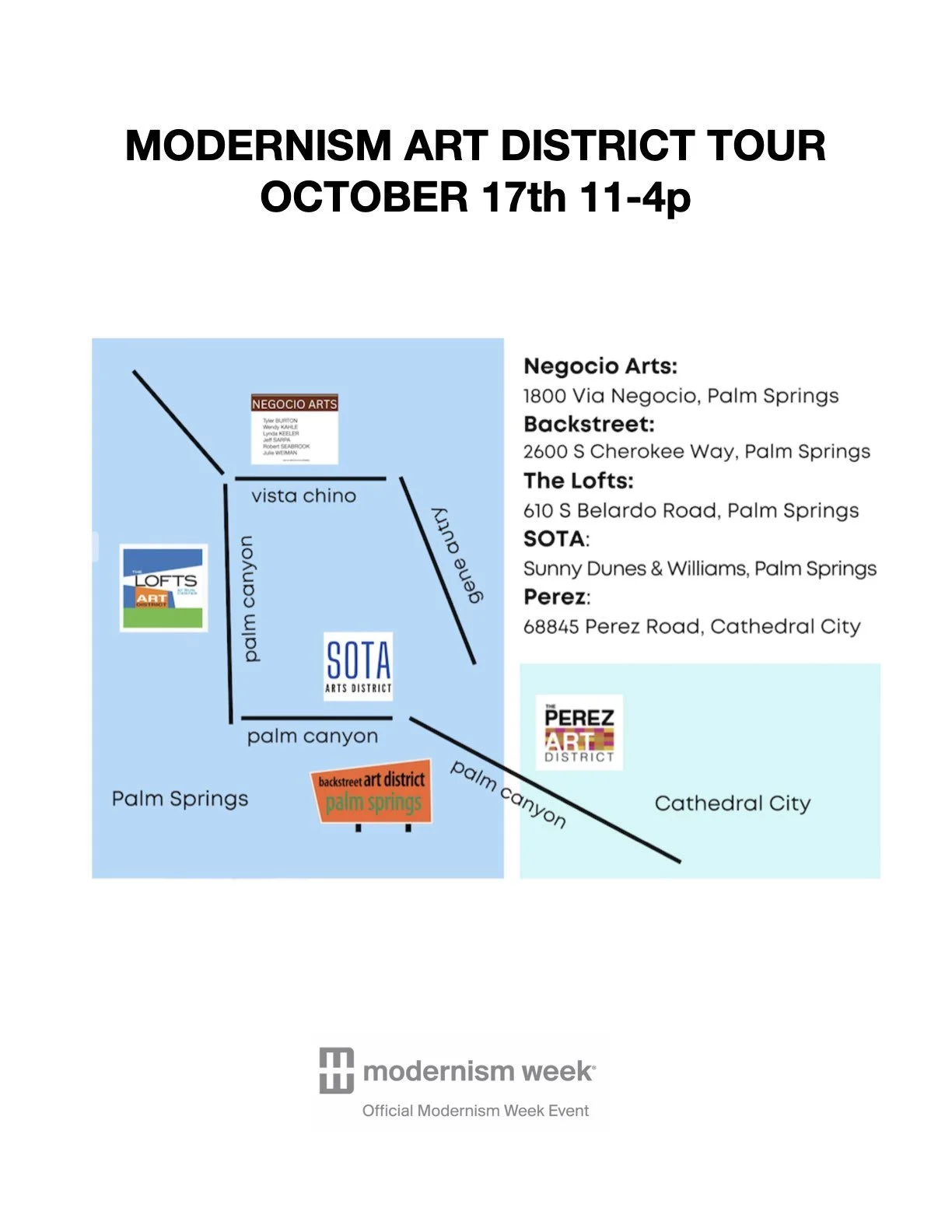 Modernism Art District Tour