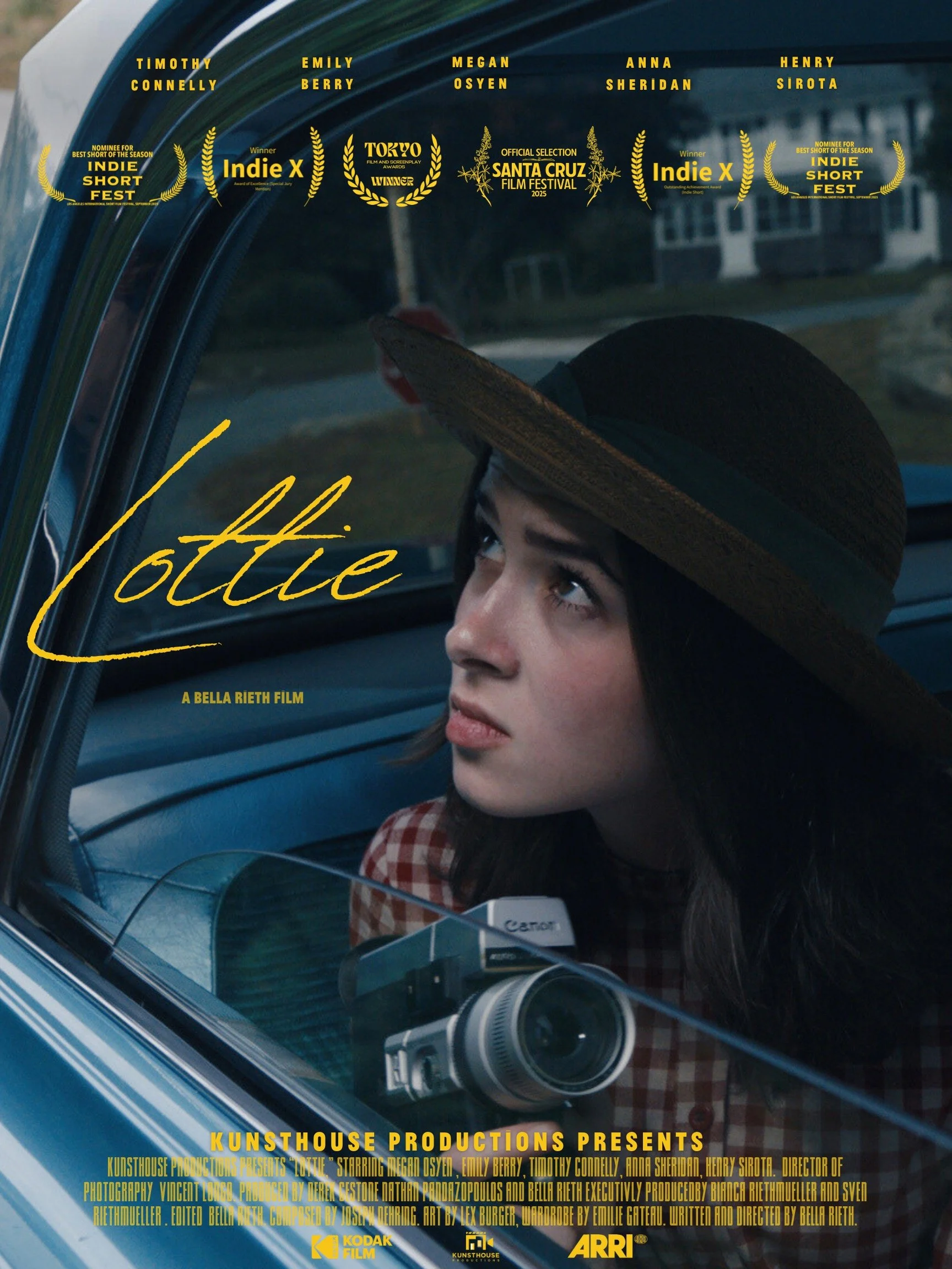 Winner of The Award of Excellence (Special Jury Mention) and The Outstanding Achievement Award at LA X Film Fest - "Lottie", starring Megan Osyen, directed by Bella Rieth 