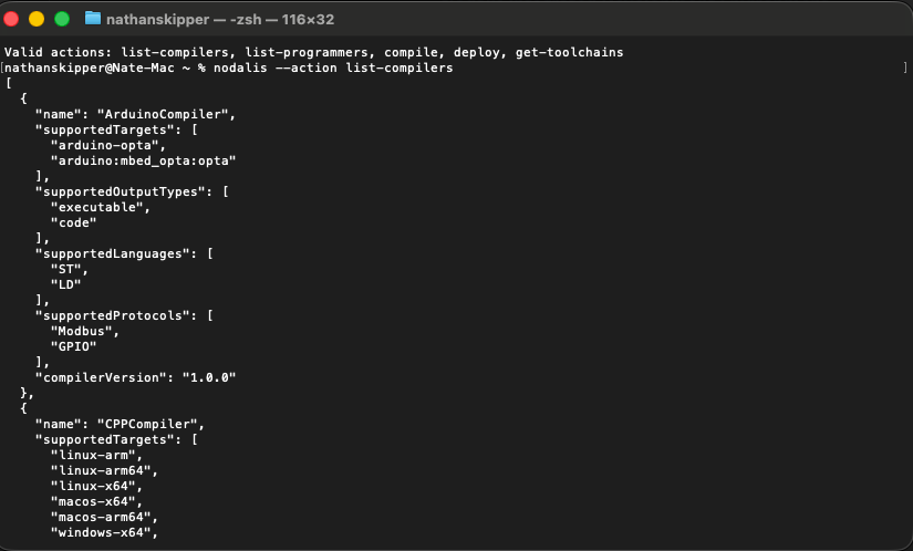 Using the Nodalis-Compiler CLI