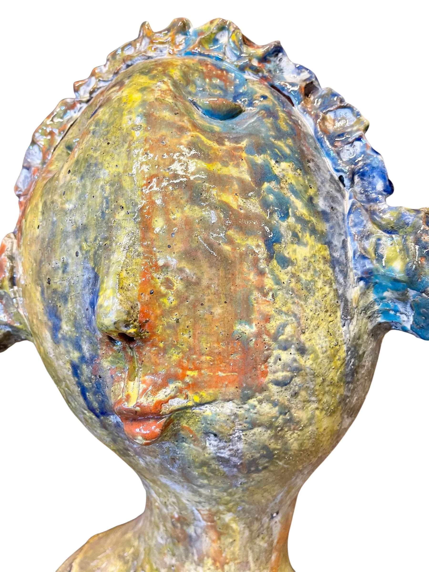 glazed one of a kind ceramic bust.JPG