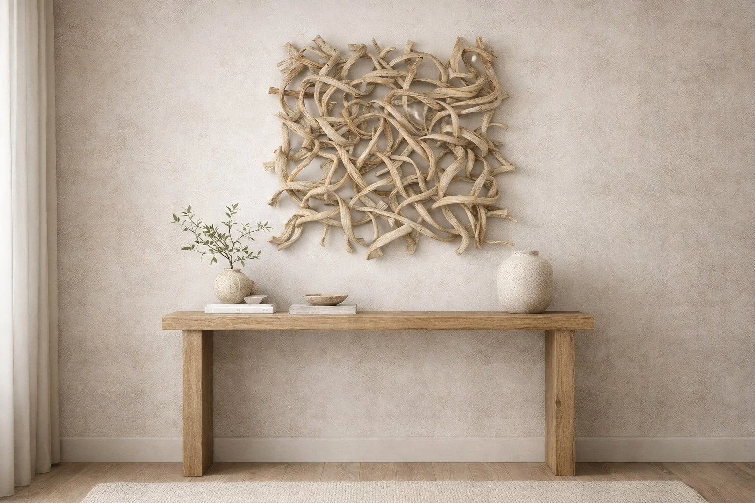 Organic Vine Wall Art Panel