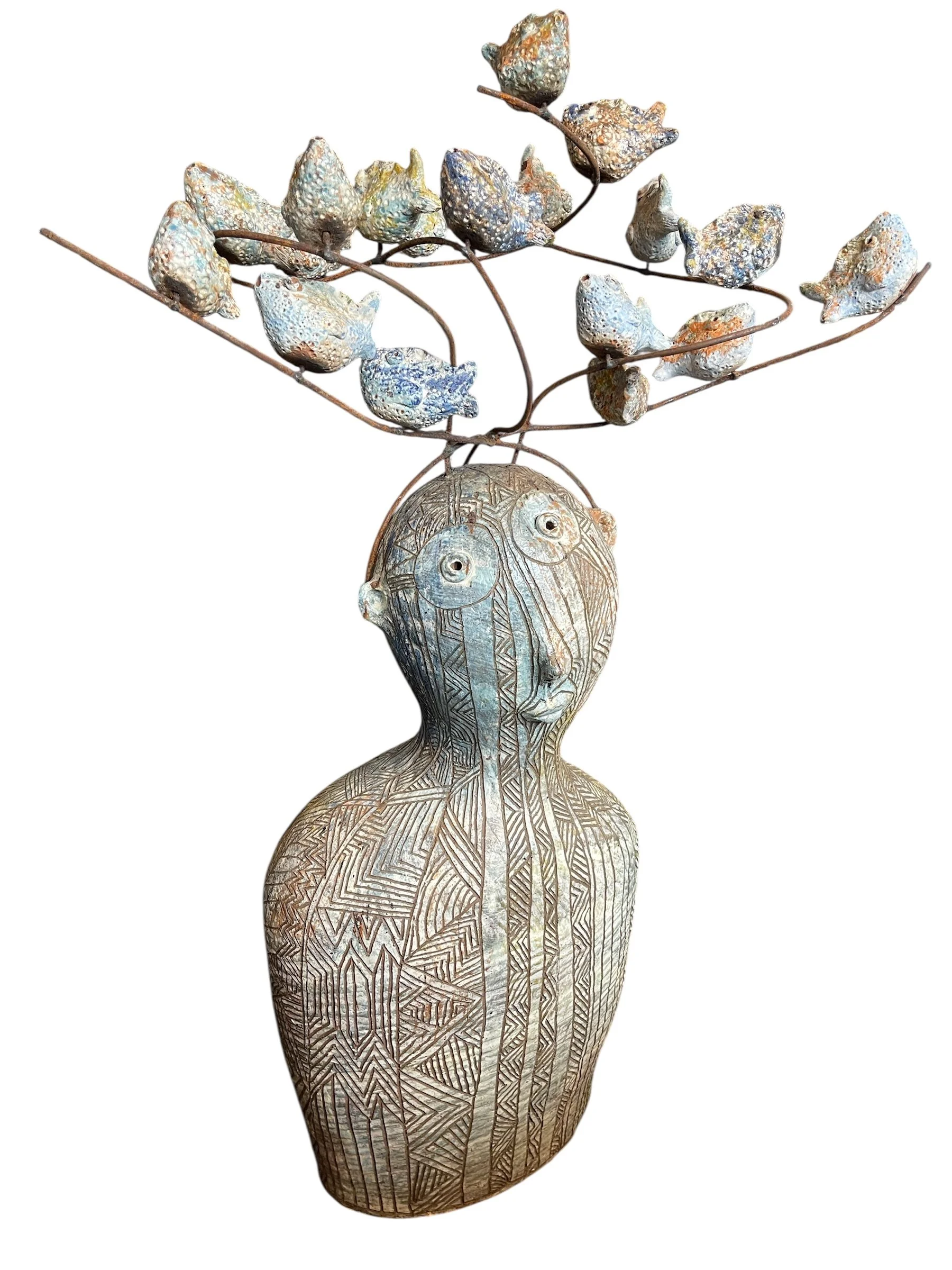 unique hand made ceramic sculptue.JPG