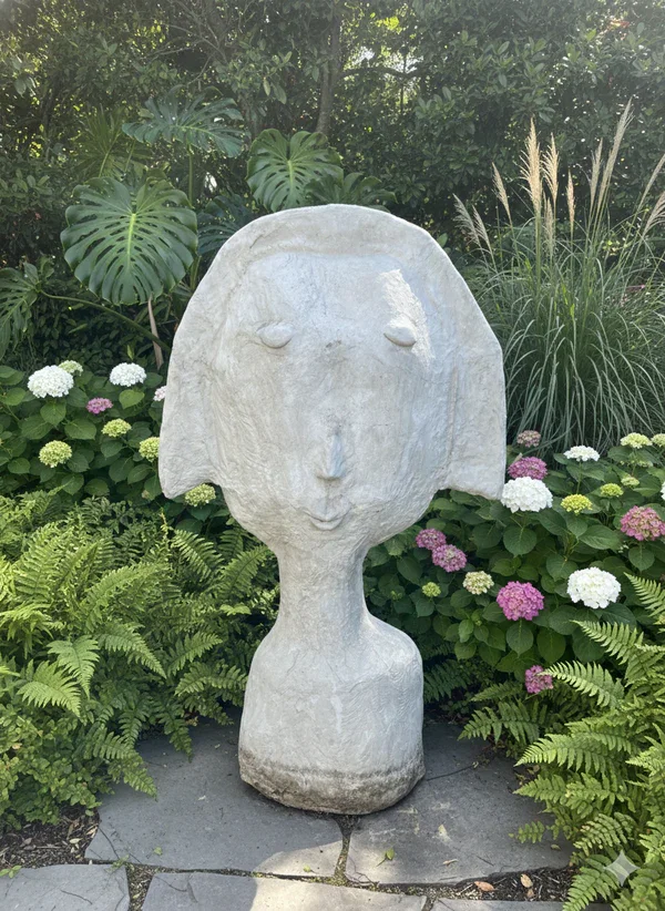 landscape art humanoid sculpture