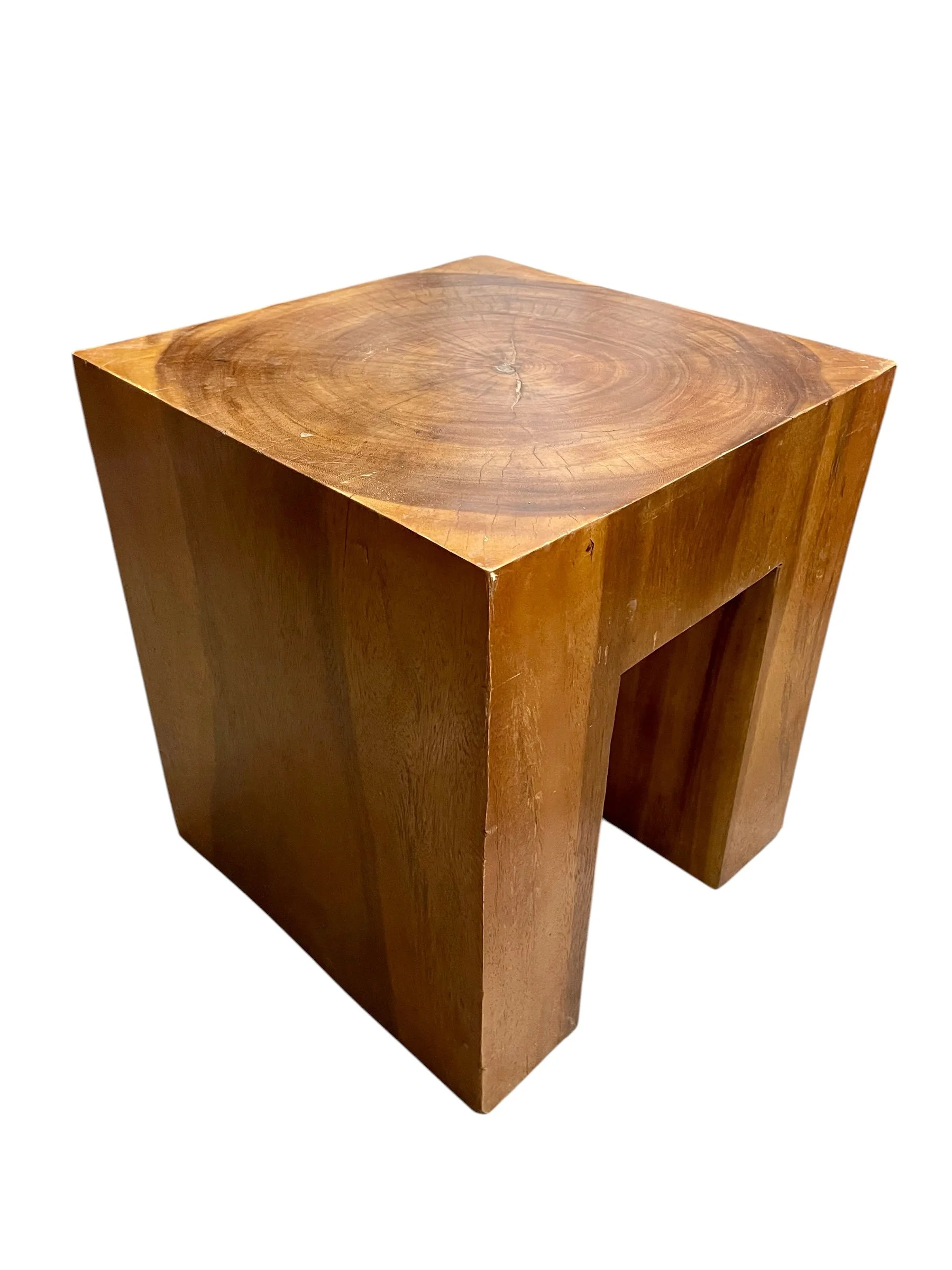 Minimalist Solid Wood Cube Table.JPG