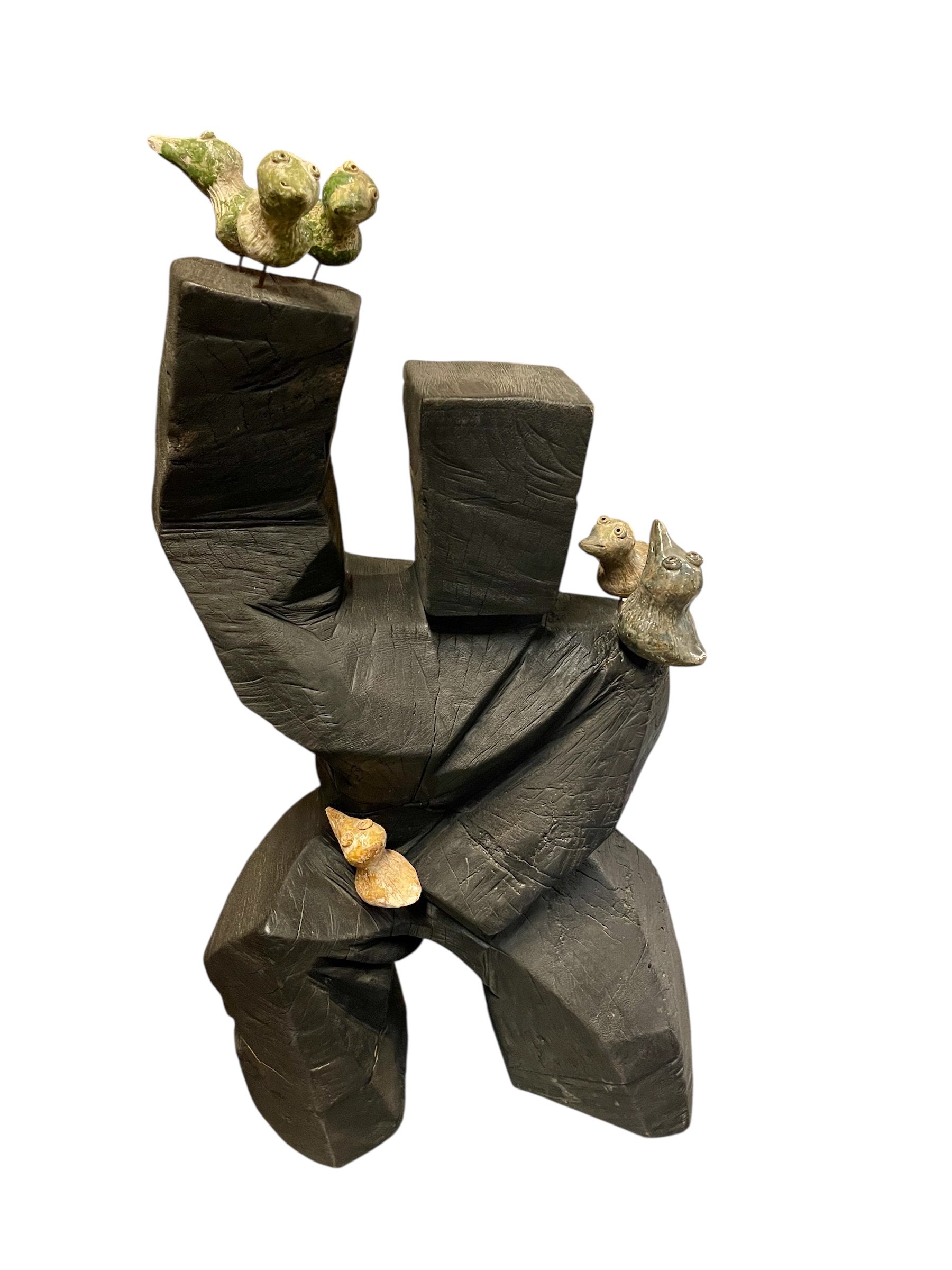 wood abstact sculpture with birds.JPG