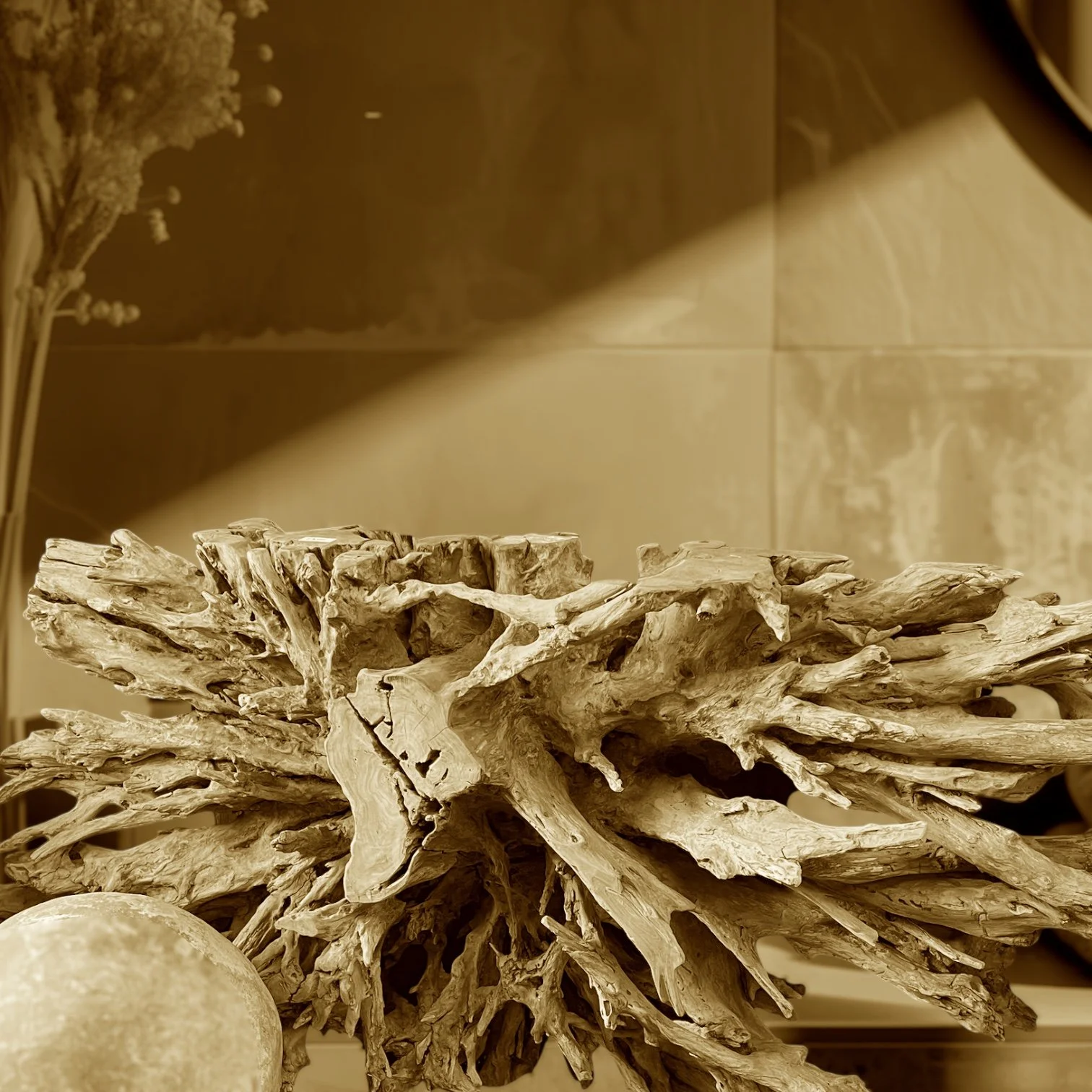 teal root console with great character