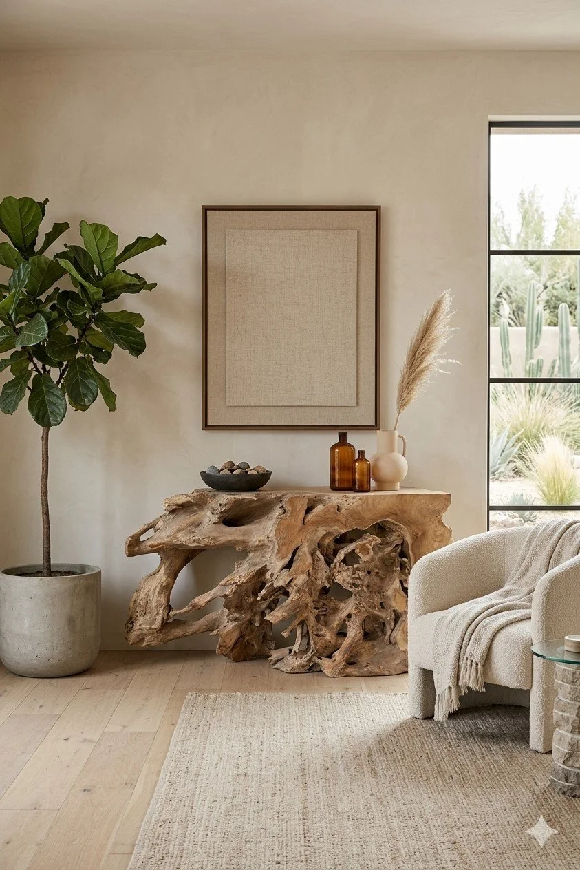 natural wood furniture in a organic modern room.jpg