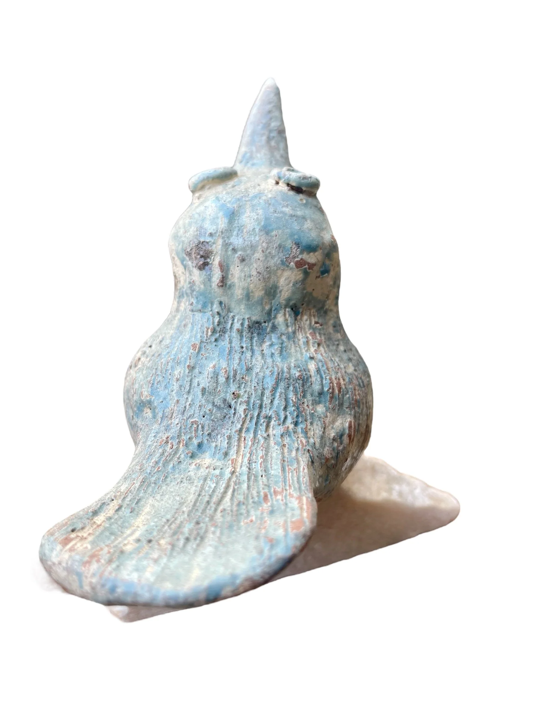 hand sculpted ceramic bird art.JPG