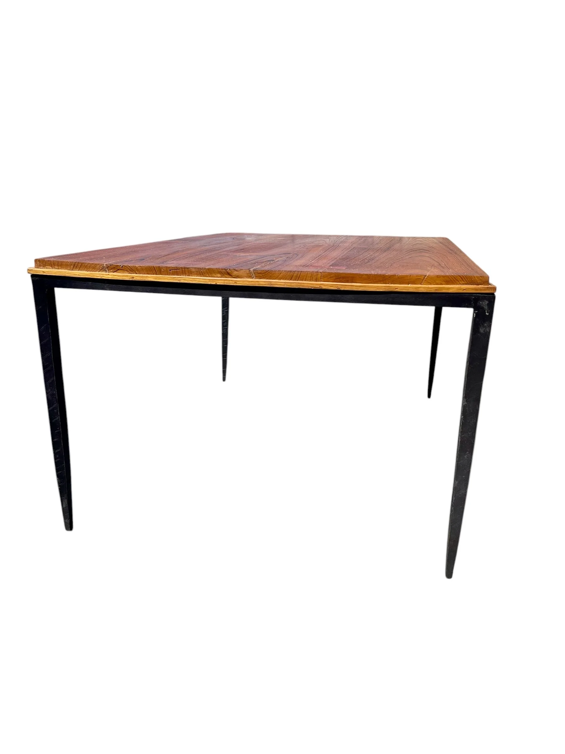 Teak and Metal Coffee Table – Organic Modern.JPG